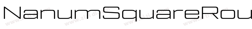NanumSquareRound Ext字体转换 NanumSquareRound Ext字体转换